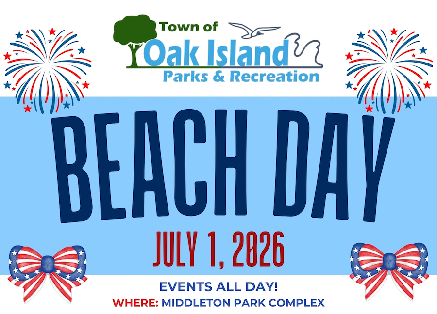 Oak Island NC Beach Day