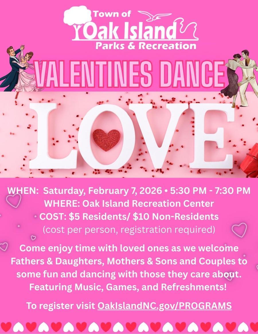 Valentines Dance Oak Island NC