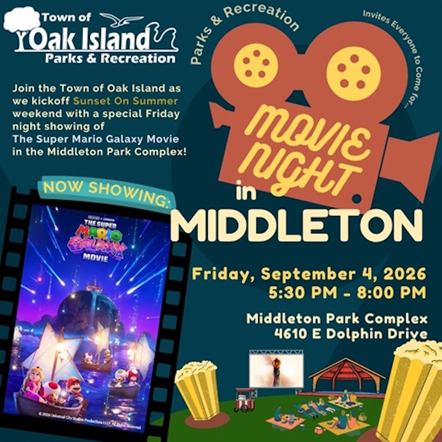Oak Island NC Movie Night